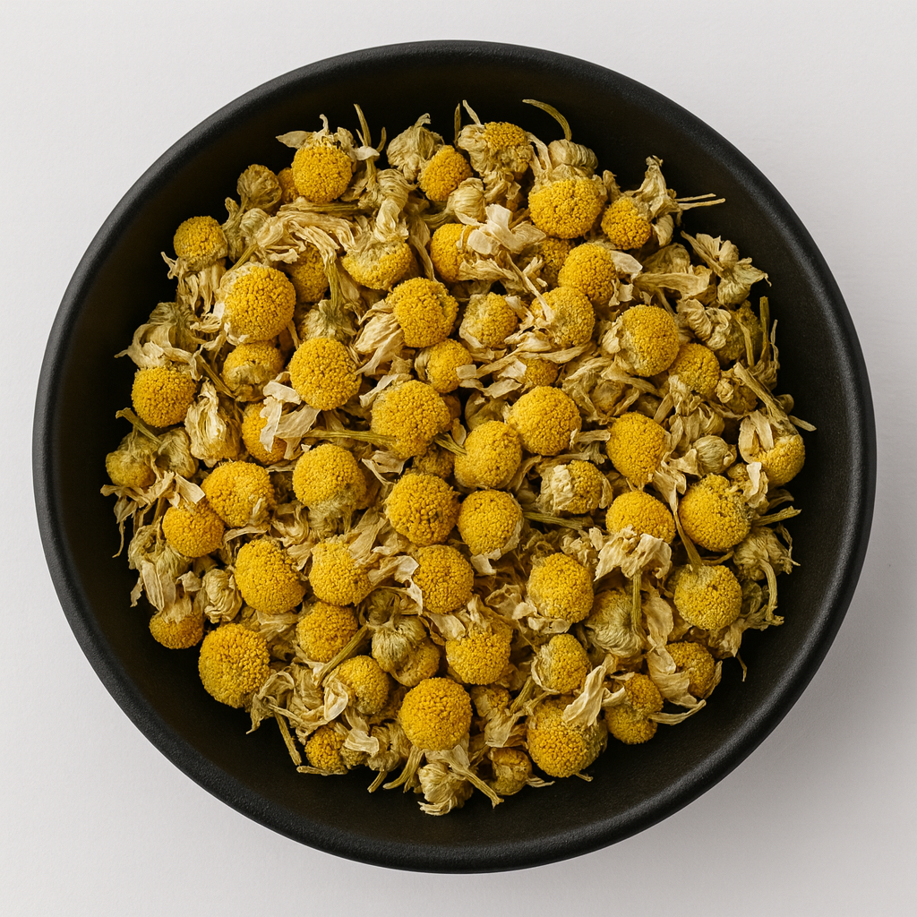 Organic  German Chamomile Flowers, Whole, 1 ounce