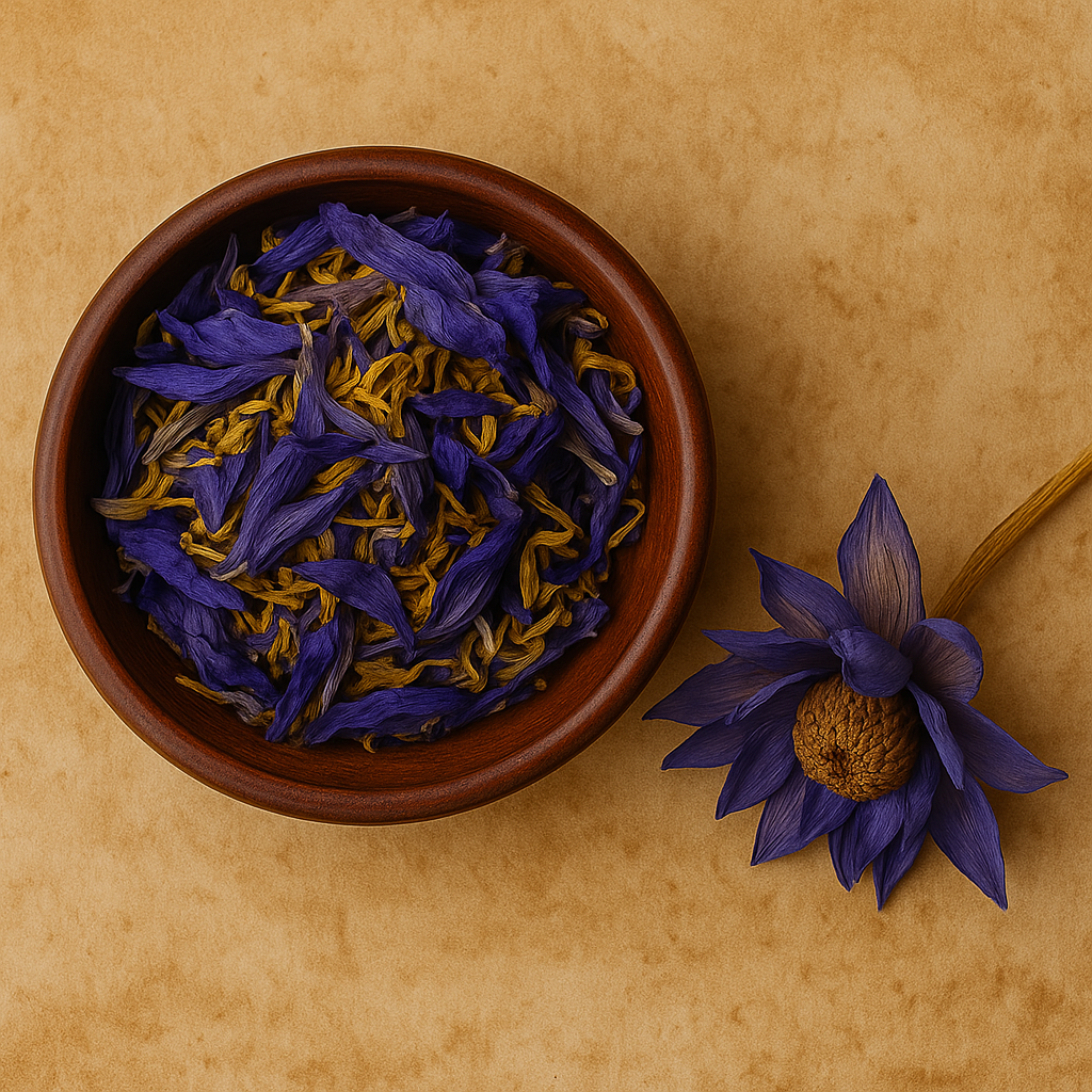 Blue Lotus Lily. Petals and Stamen Tea, Whole Flower, or Cigarette