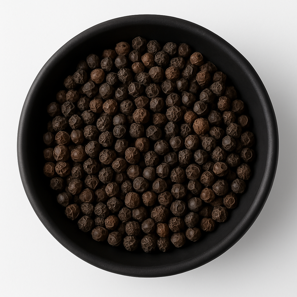 Organic Fairtrade Black Peppercorns, Whole, 2.4 ounces
