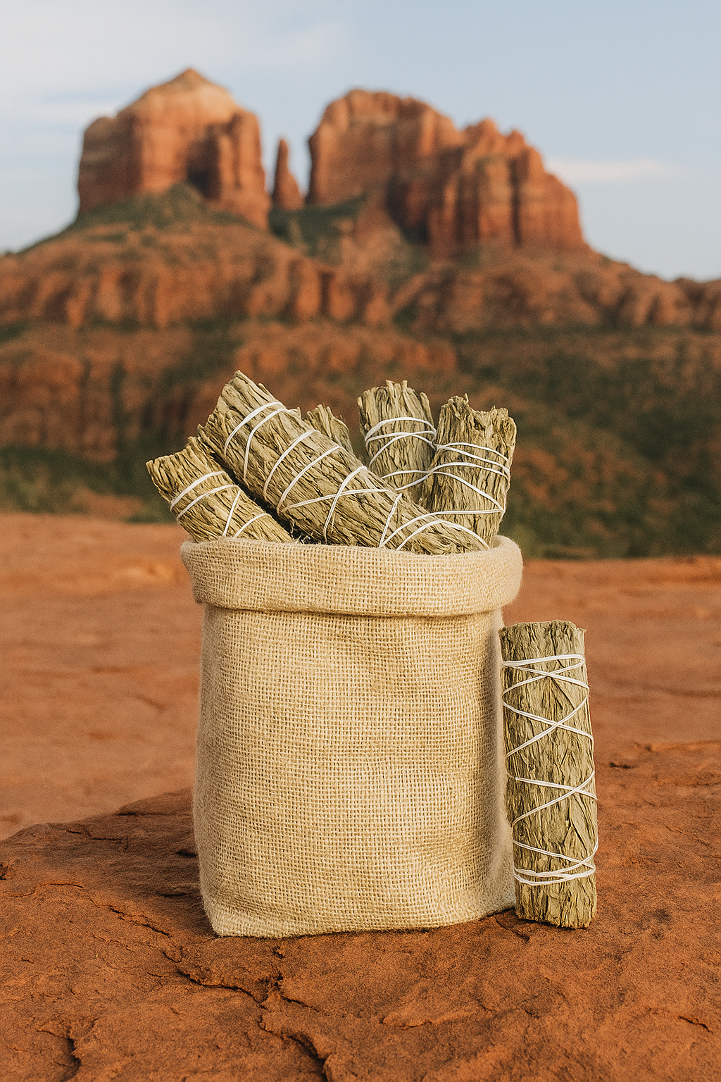 Black Sage (Mugwort) Smudge Wand