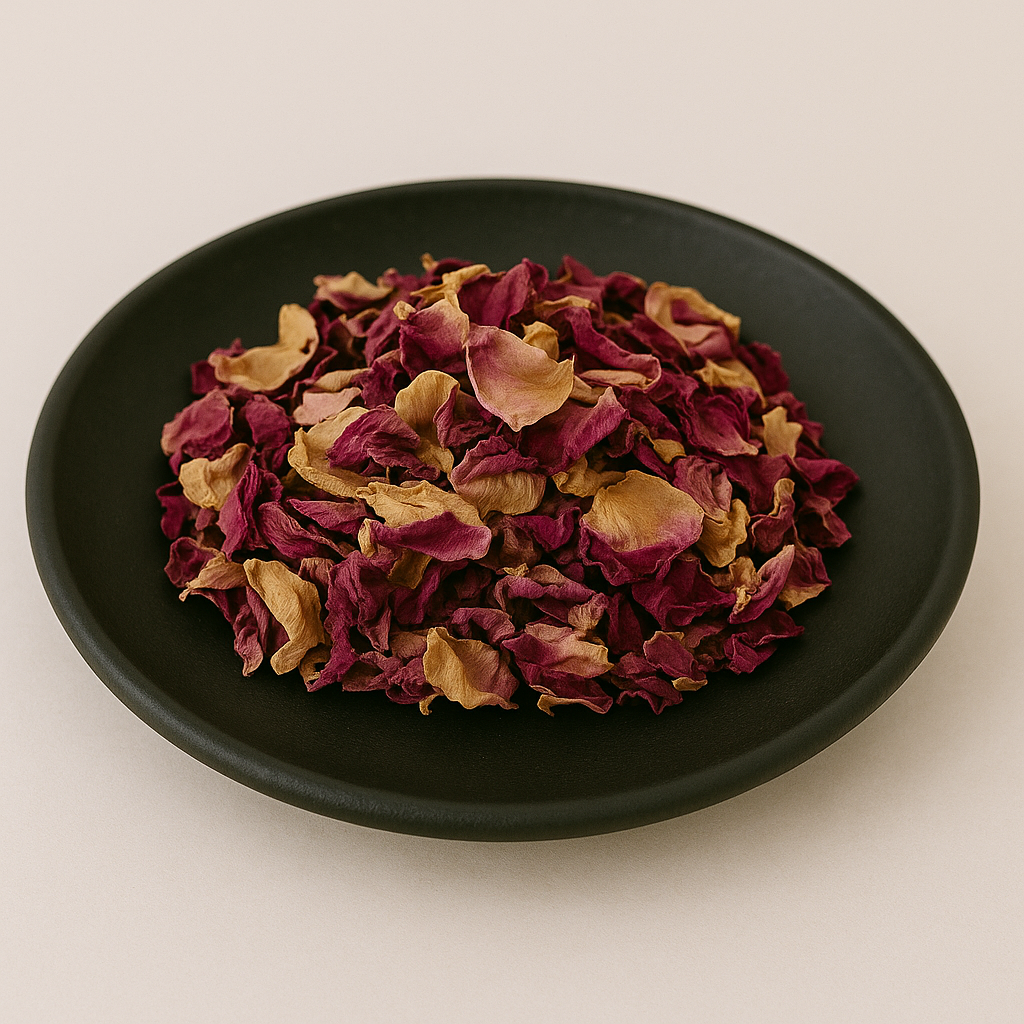 100% Organic Red Rose Petals, 1 ounce