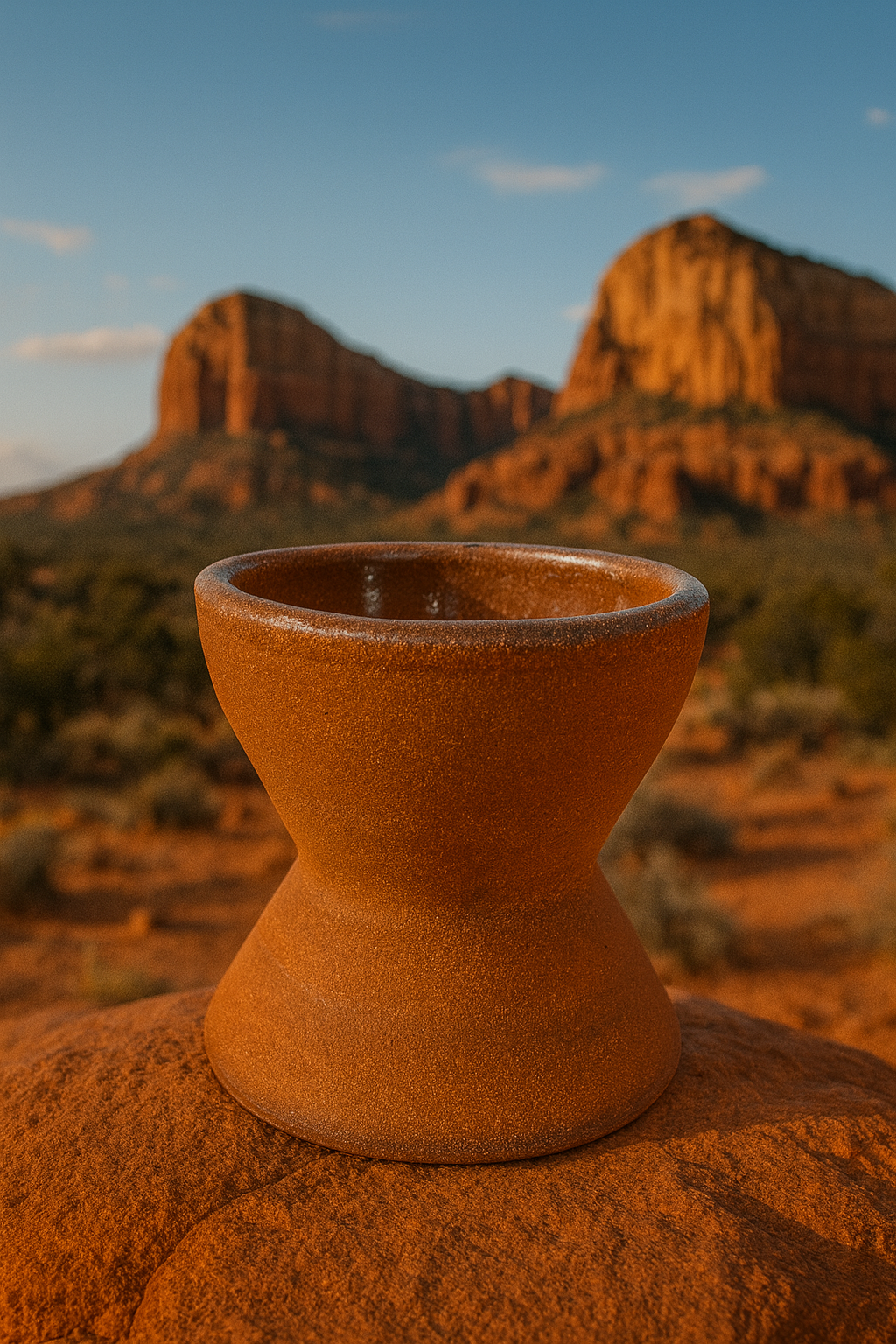 “Smoke and Sand” - From the Sedona Sacred Red Sand Clay Burners Collection.
