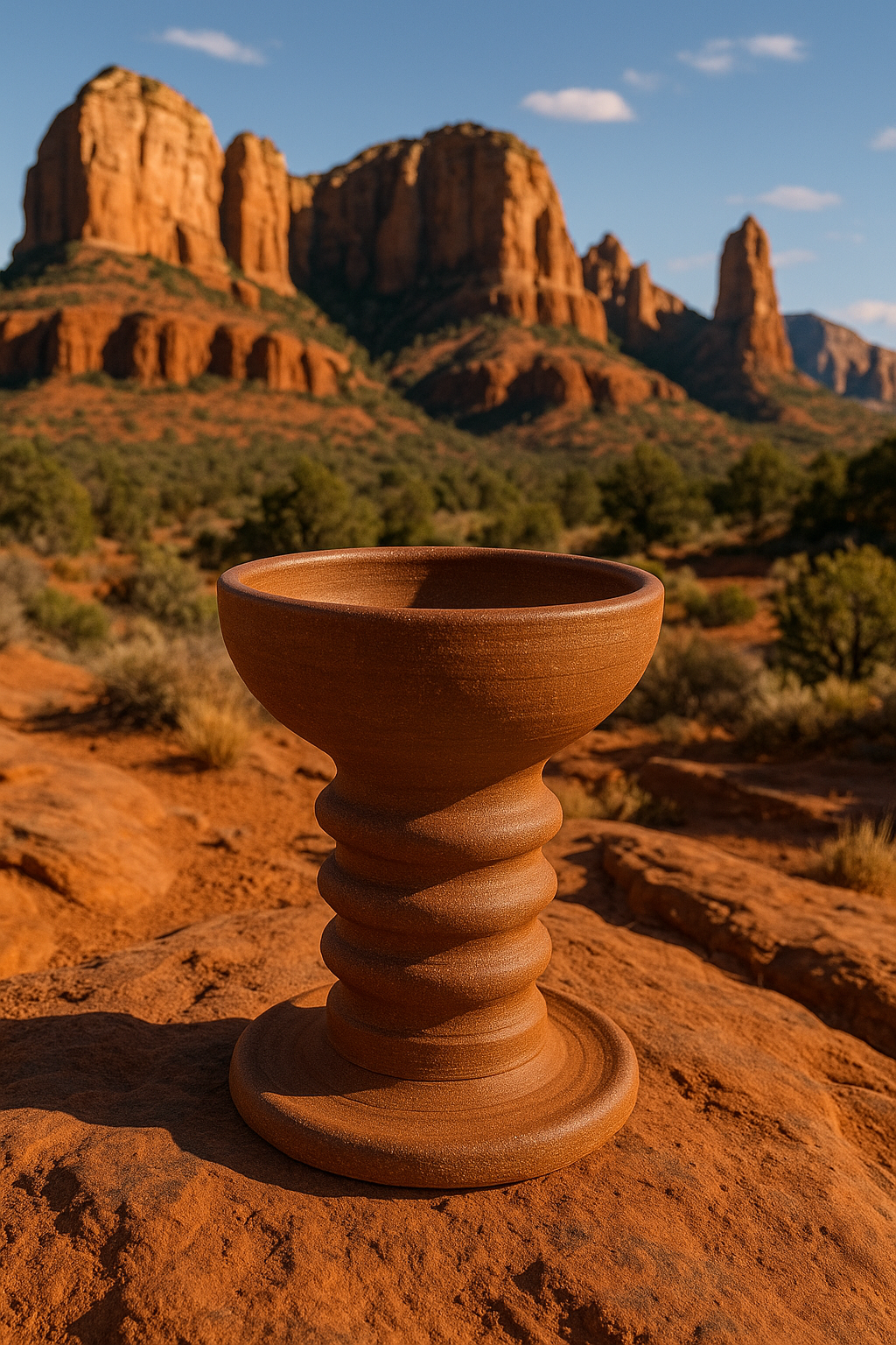 "The Ancient" - From the Sedona Sacred Red Sand Clay Burners Collection.