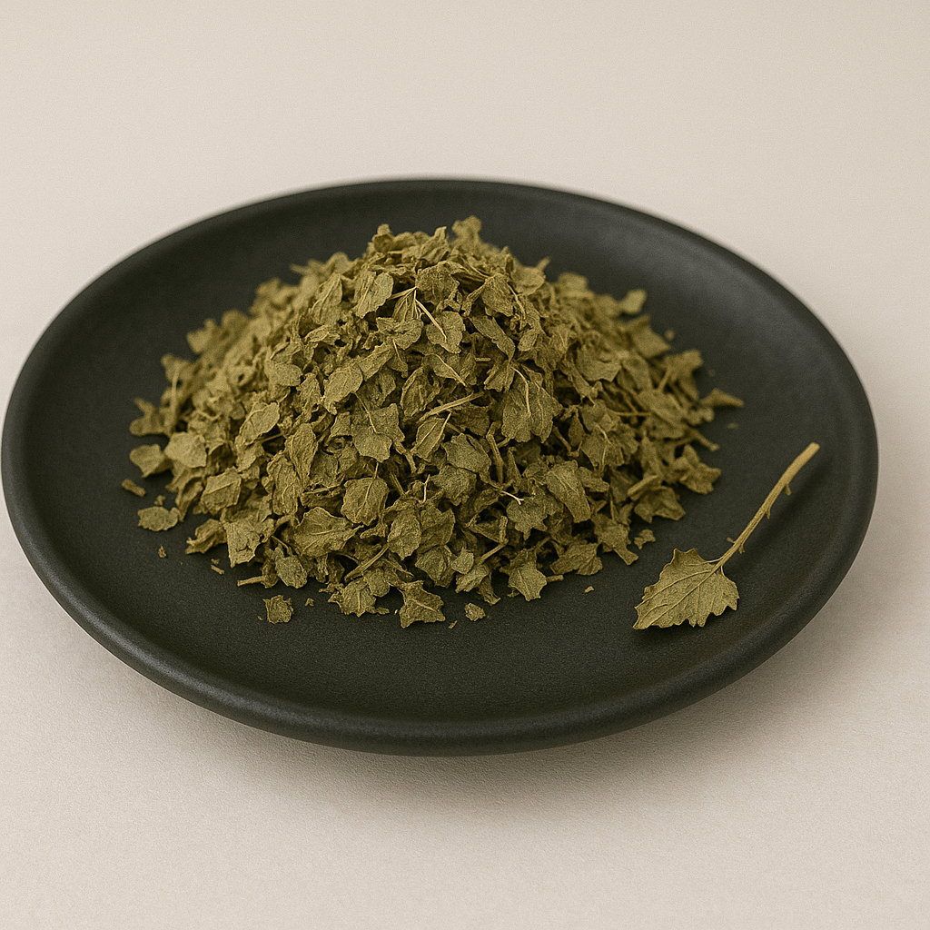 Lemon balm leaf, 100% USDA Organic, 1 ounce.