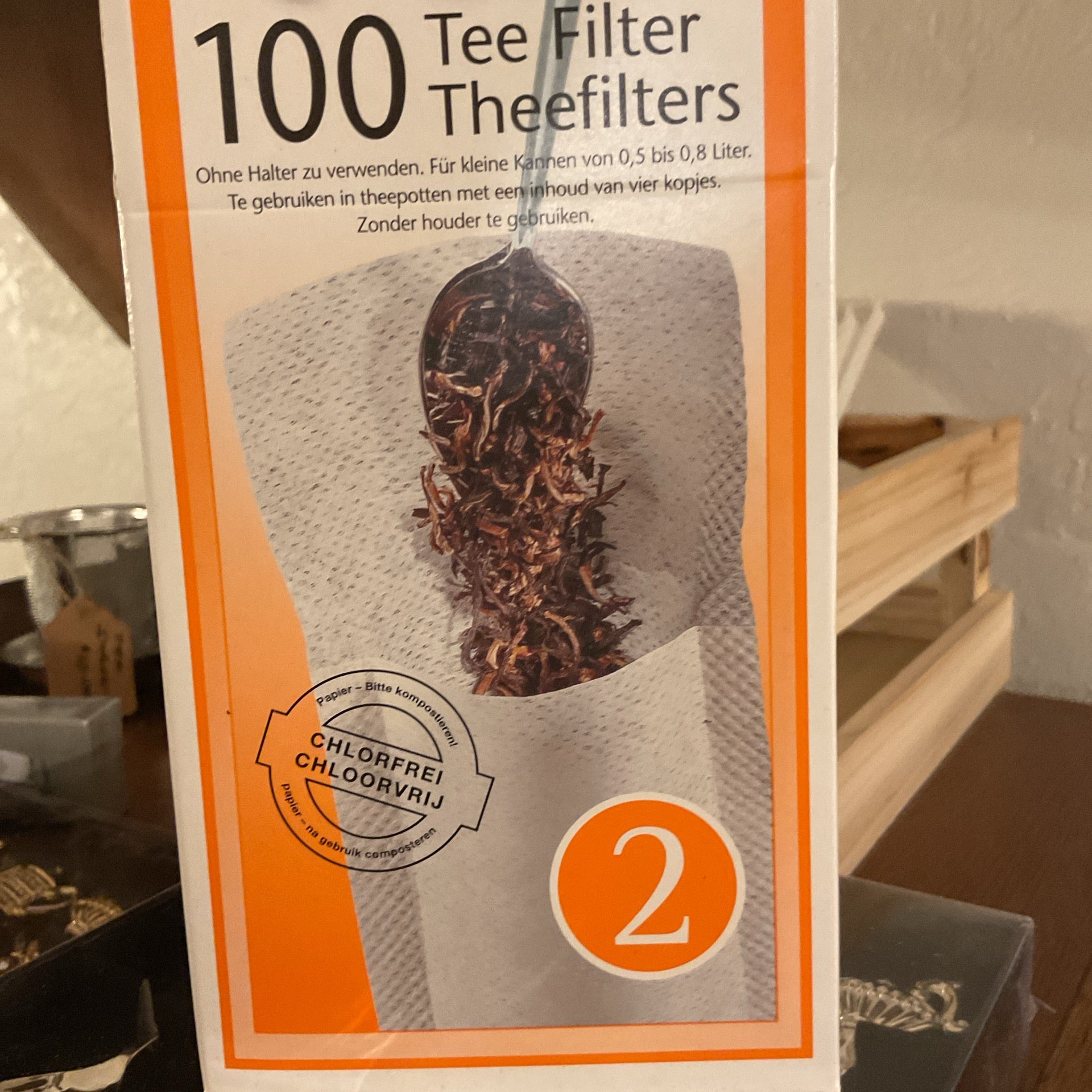 Loose Leaf Tea Filter Bags, Size 2