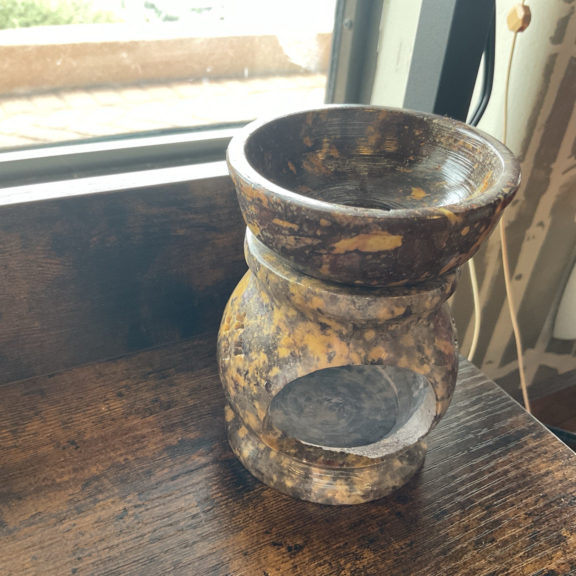 Soap Stone Aroma Lamp 4"
