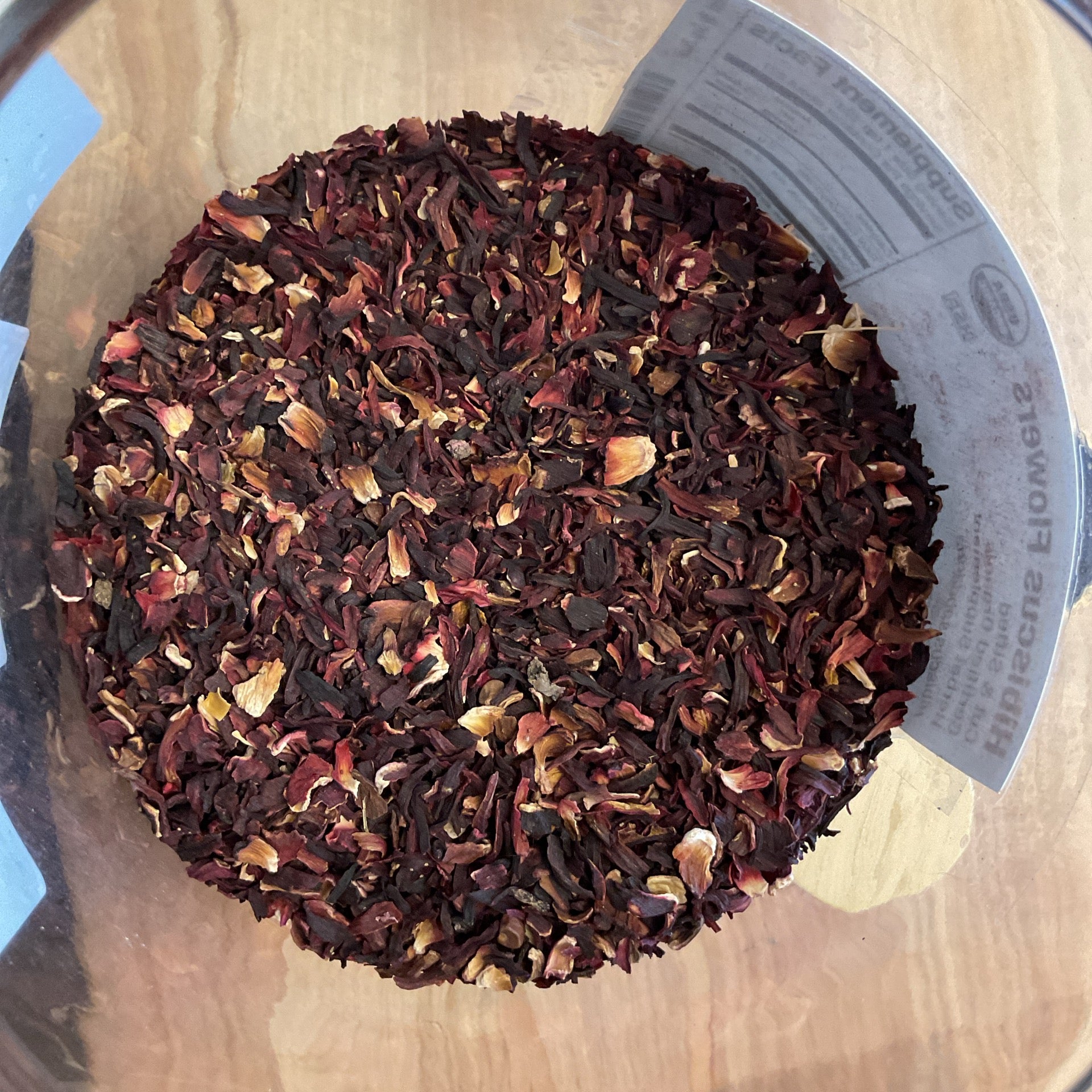 Hibiscus Flowers, Cut & Sifted, Organic 2 oz