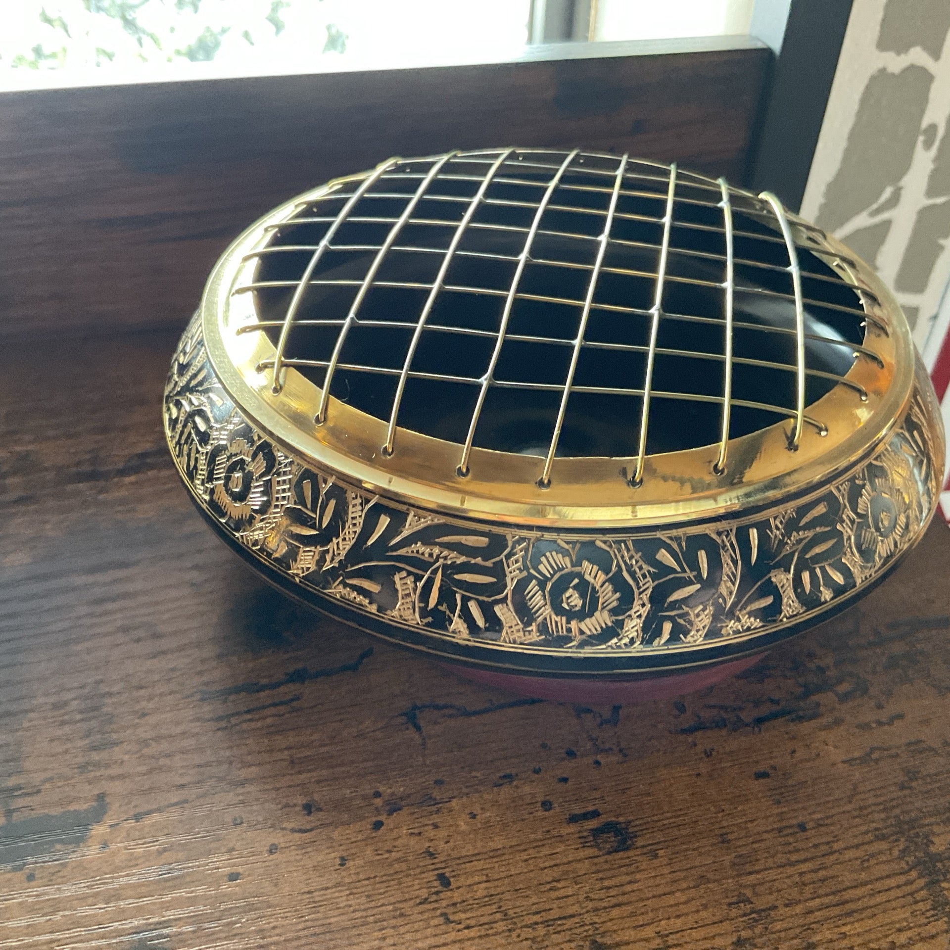 Brass Screen Charcaol Burner 6"D