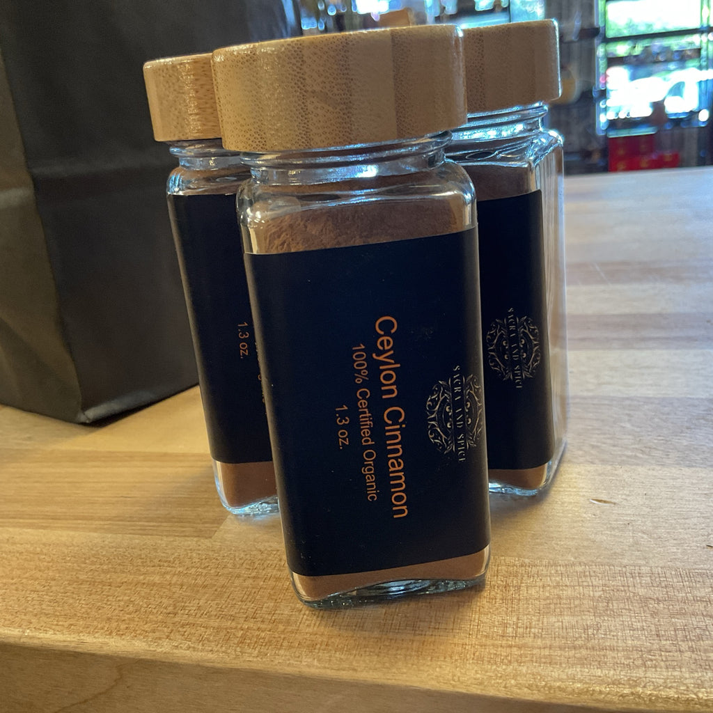 Ceylon Cinnamon, Ground, 1.3 ounces, Fairtrade, 100% USDA Organic