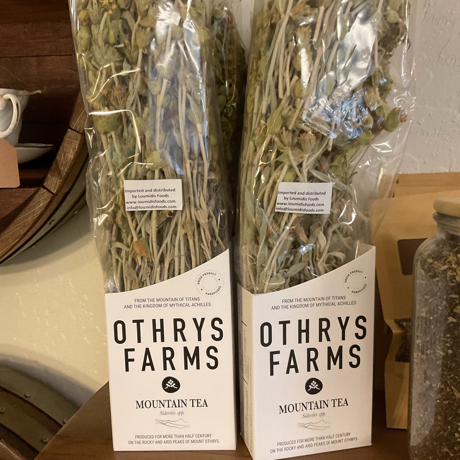 Othrys Mountain Tea: Savor the Rich Flavor and Health Benefits of Greek Mountain Tea 1.8 oz e (50g)