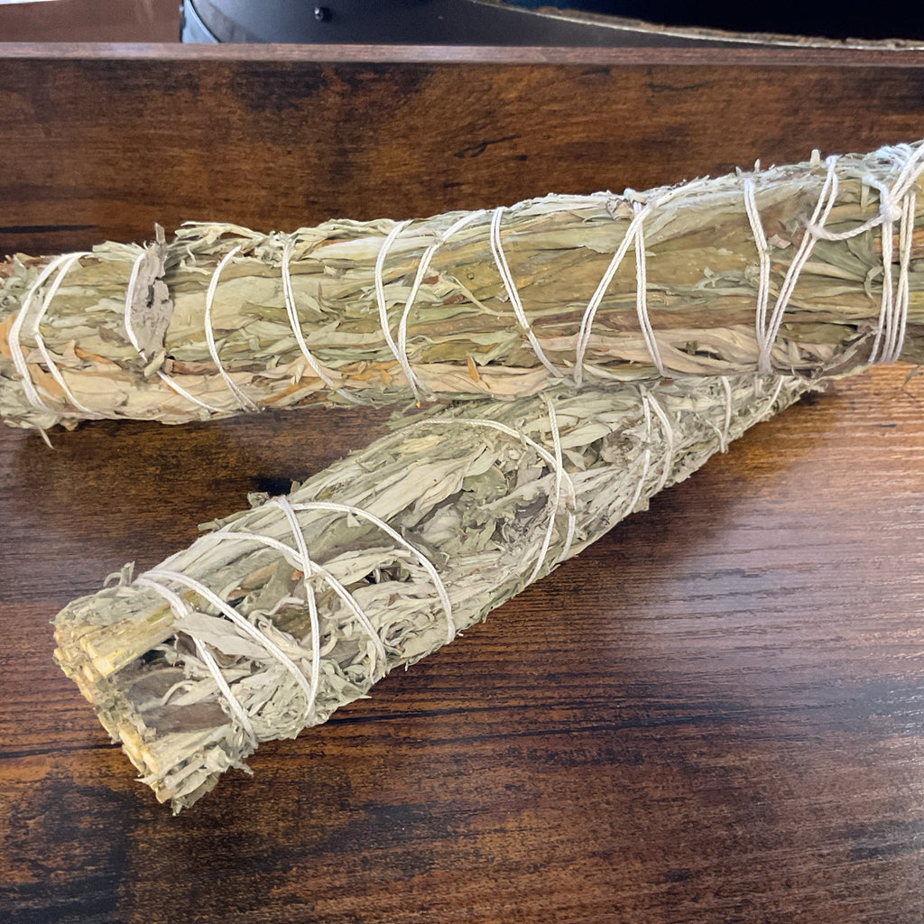 Black Sage (Mugwort) Smudge Wand