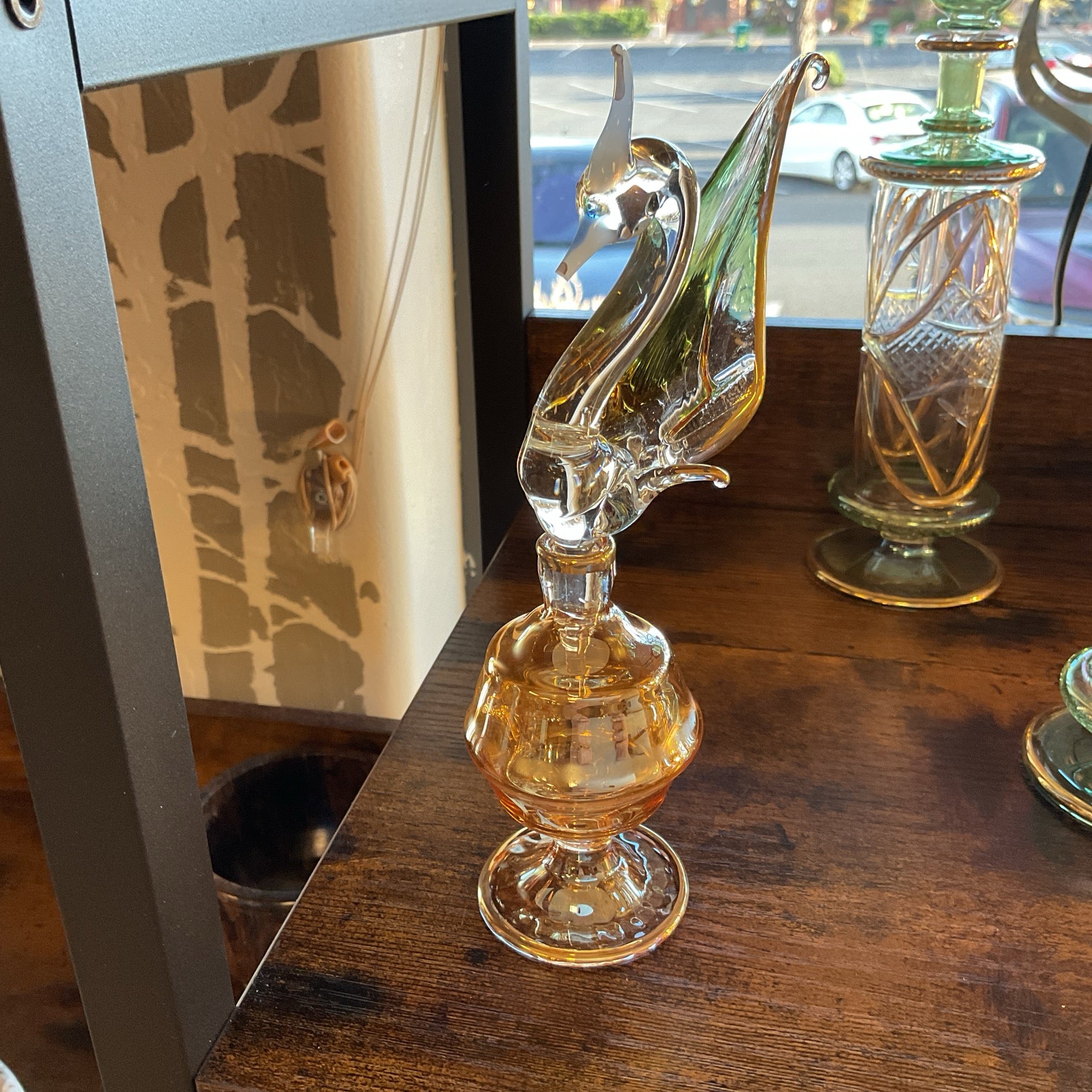 Egyptian perfume bottle swan