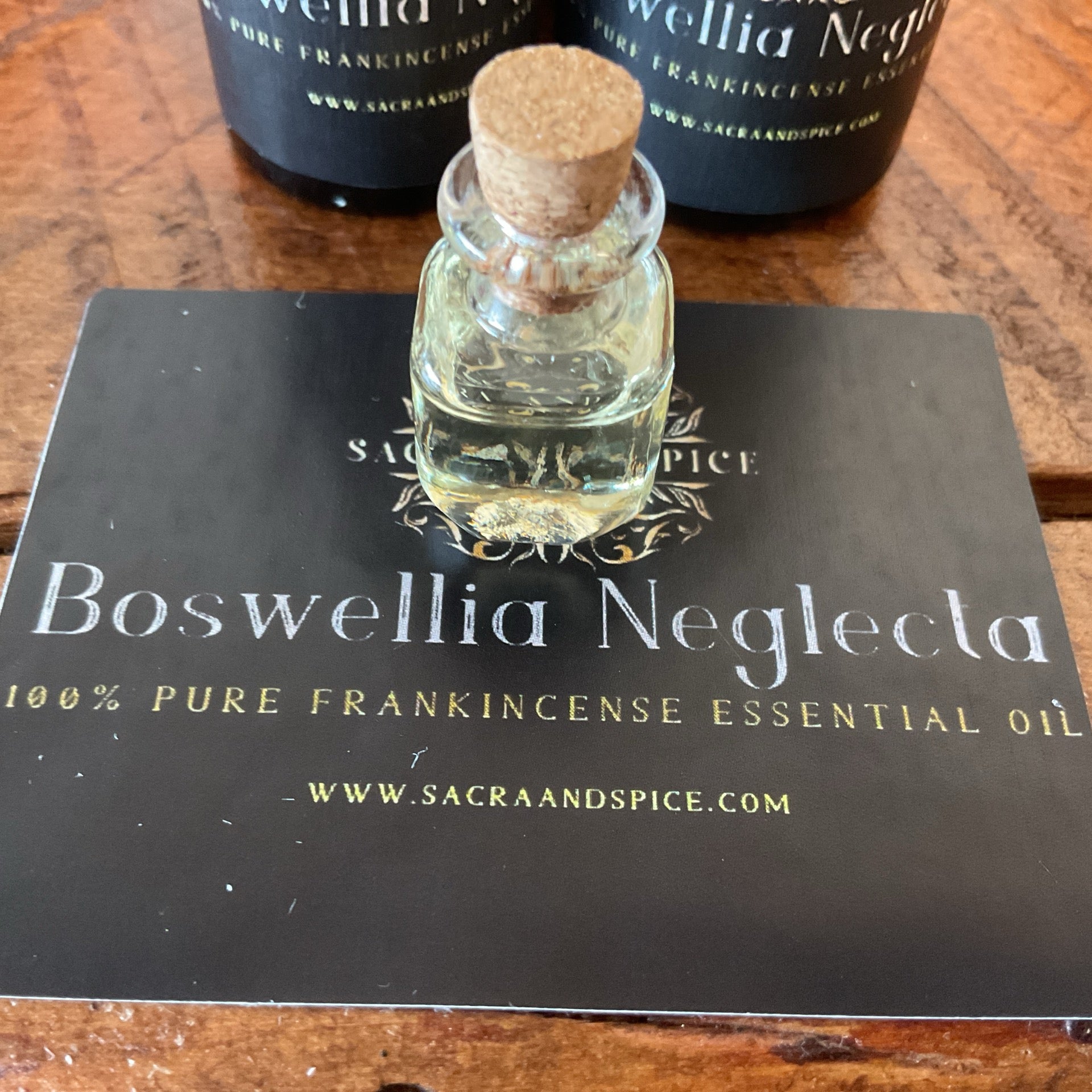 100% Pure Boswellia Neglecta Frankincense Essential Oil "Black Neglecta"