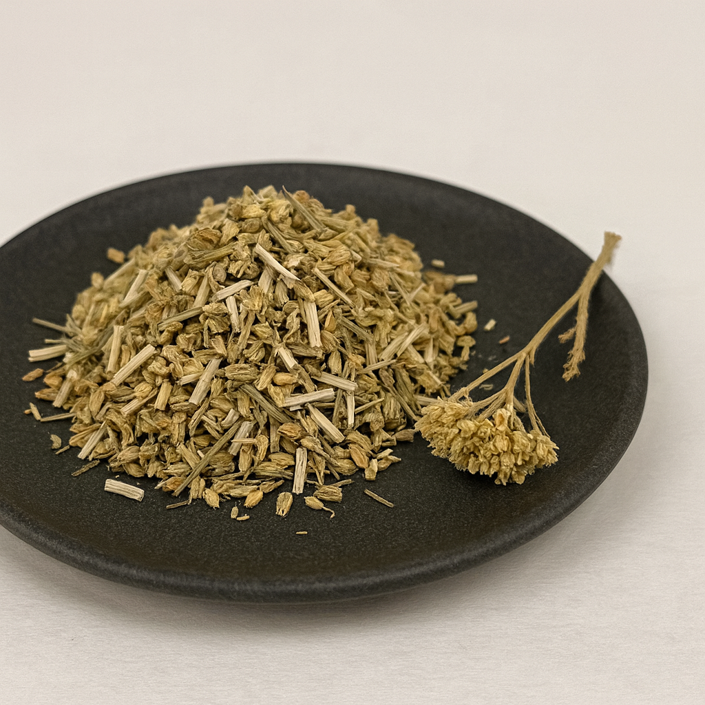 Yarrow flowers, 100% USDA Organic, 1 ounce.